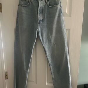 Agolde 90s pinch size 26. Unfinished hem